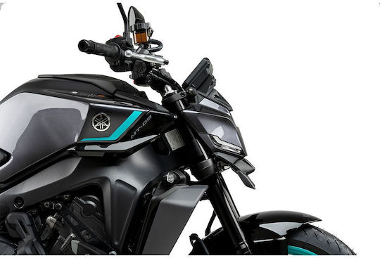 Puig Μπροστά Spoilers Μοτοσυκλέτας για Yamaha MT-09 Μαύρο