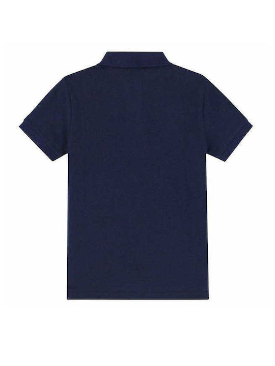 Kinderpolo Kurzarm Blau