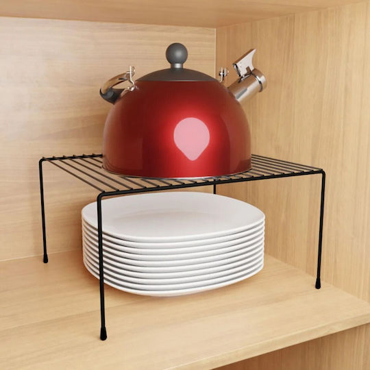Femmit Cupboard Shelf Metal 28x30x14cm Black