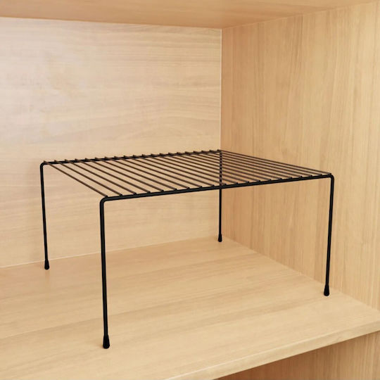 Femmit Cupboard Shelf Metal 28x30x14cm Black