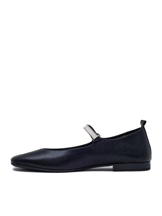 Anatomic Leather Ballerinas Black