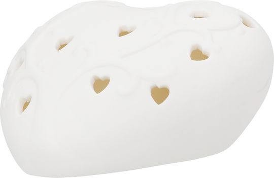 ArteLibre Decorative Lamp Heart White