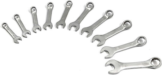Satz kurzer deutscher Polygon-Schlüssel 10-19mm