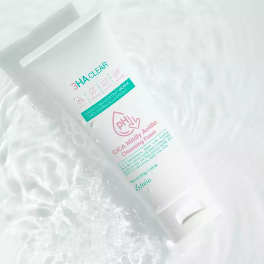 Esfolio 3HA Facial Cleansers Foam with Moisturizing Action 100g