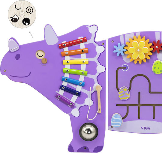 Viga Toys Labirint din Lemn cu Sunete pentru 18++ Luni