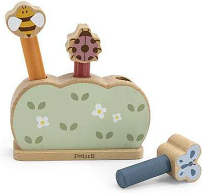 Viga Toys Spiel mit Hammer Toy Polarb aus Holz für 18++ Monate