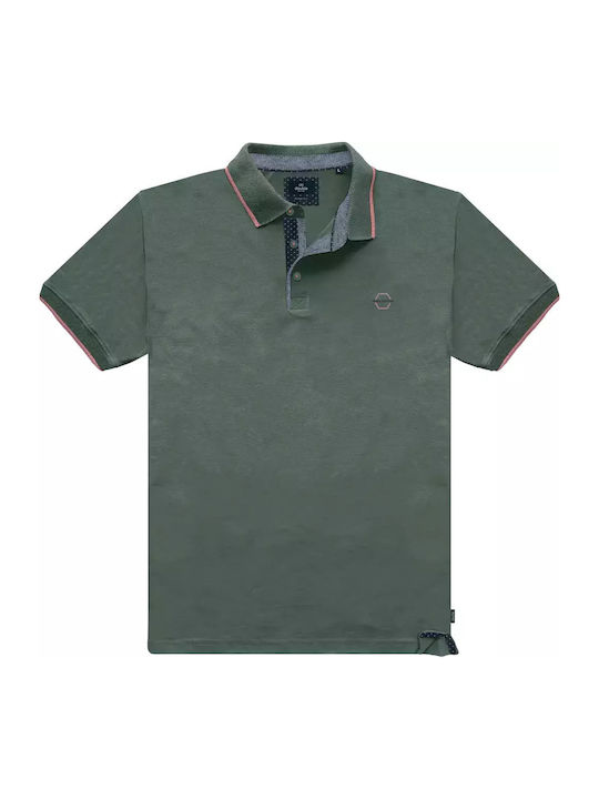 Double Polo T-Shirt Agave Green