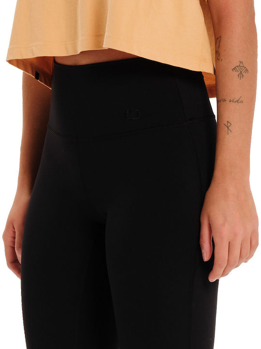Schulung Frauen Gekürzt Leggings Black