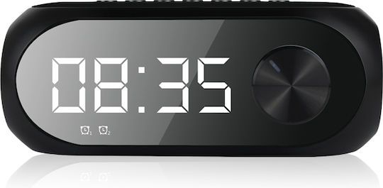 Kisonli LP-2S Bluetooth Speaker 5W with Radio and Battery Life up to 5 hours Black