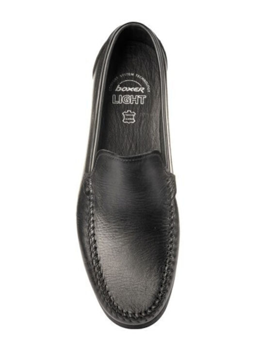Men's Leather Loafers Black