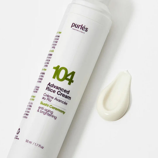 Purlés 104 Advanced Orez Light Cremă de Față Hidratare și Reconstrucție împotriva Acnee cu Orez și Vitamina E 50ml