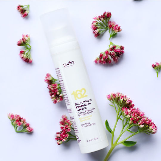 Purlés 162 Microbiome Protection Rich Cremă de Față Hidratare și Reconstrucție cu Ulei de Argan și Prebiotice 50ml