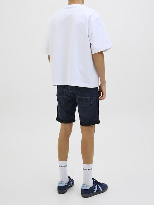Jack & Jones Ανδρική Βερμούδα Dark Blue Denim