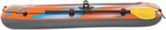 Bestway Inflatable Boat for 1 Person Orange with Oars & Pump 196x106cm
