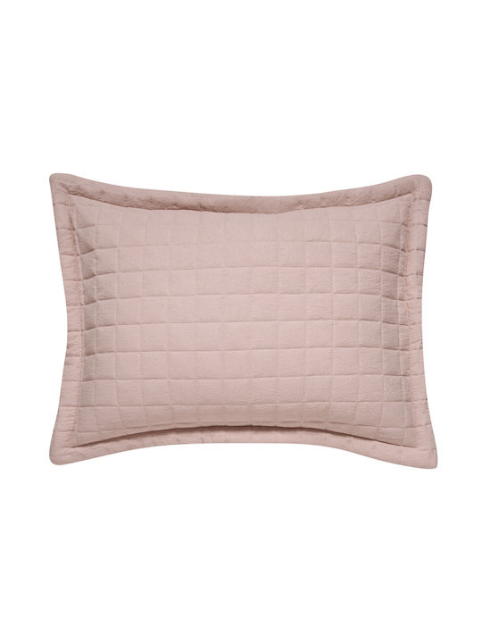 Kentia Vegas Set Coverlet King Size from Polyester Dusty Pink 260x240cm
