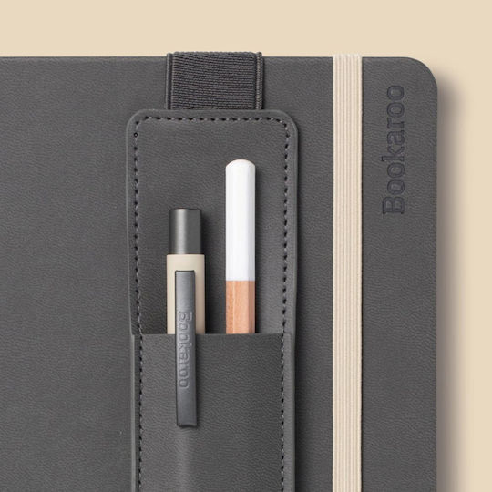 IF Leather Pen Holder Suitable for 2 Pens Gray