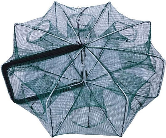 Foldable Mesh Bait Trap with 8 Entries D60cm