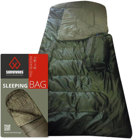 Survivors Sleeping Bag Μονό Λαδί