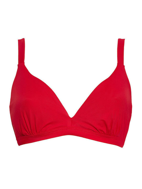 Bikini Bra With Padding Red