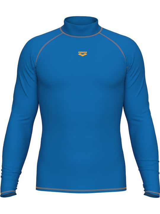 Arena Men's Long Sleeve Sun Protection Shirt Blue