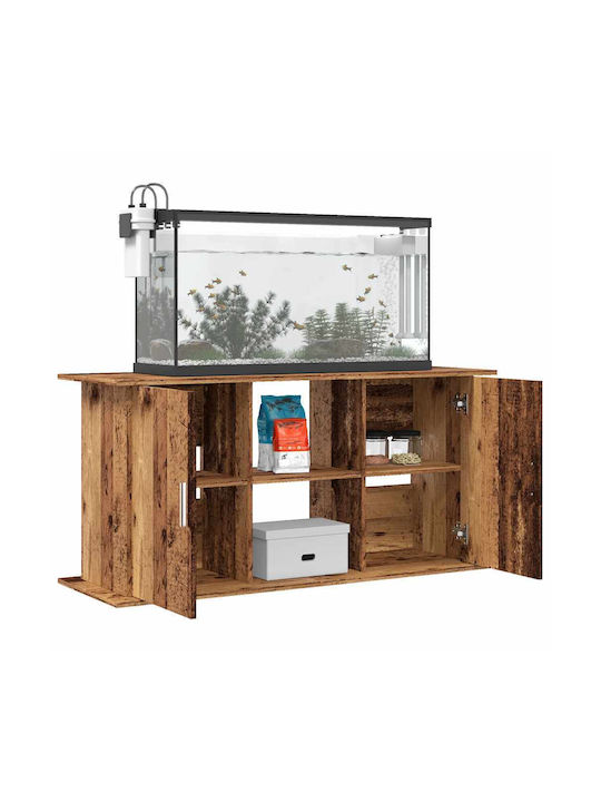 vidaXL Aquarium Stand Fish Tank Furniture Cupboard with Shelves