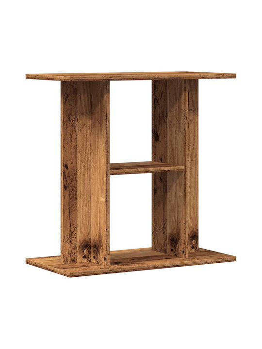 Vidaxl Aquarium Stand Old Wood Look 60x30x60 cm Processed Wood Brown