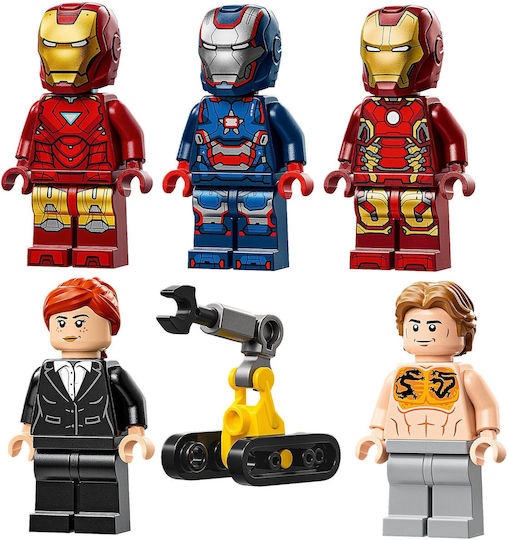 LEGO Marvel Iron Man's Laboratory - Hall of Armor for Ages 8+ 384 Pieces