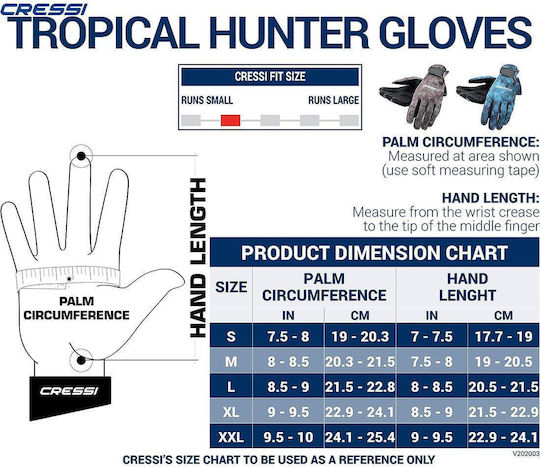 CressiSub Green Hunter Diving Gloves 2mm
