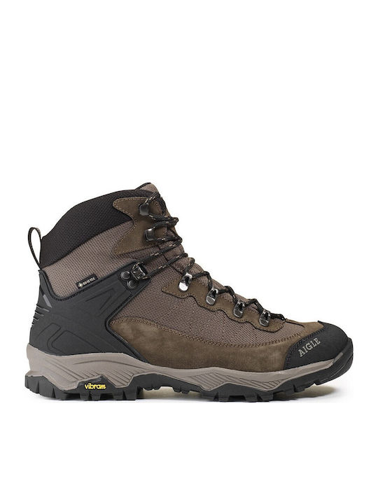 Aigle Sonricker Hunting Boots Gore-Tex in Brown color