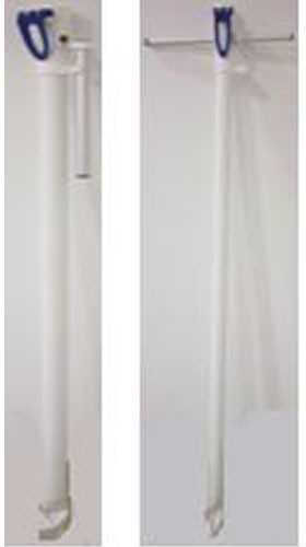 Campus Umbrella Base Screwed Metal 22-25mm White
