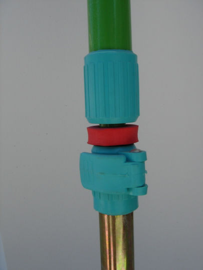 Golden Fleece Impact Pole Metal 22mm White White Blue