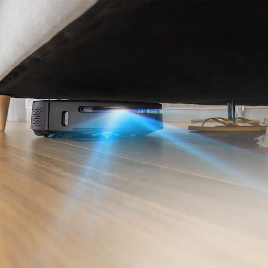 Cecotec Conga Twice Roller Home&Fill Σκούπα Ρομπότ με Χαρτογράφηση Laser & Απορρόφηση 8000Pa Μαύρη