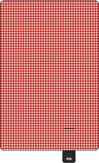 Κουβέρτα Πικ Νικ 300x200cm σε Κόκκινο χρώμα