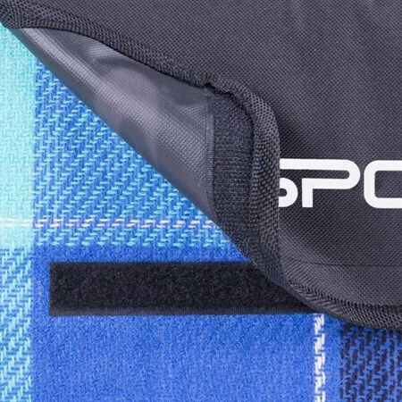 Spokey Одеяло За Пикник Синьо Каре 150x180см В Син Цвят