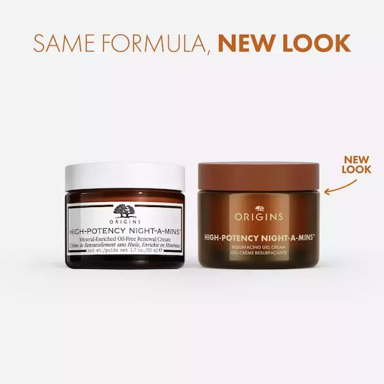 Origins High-potency Night-a-mins Ενυδατική & Συσφικτική Κρέμα Προσώπου Νυκτός κατά της Ακμής με AHA 50ml