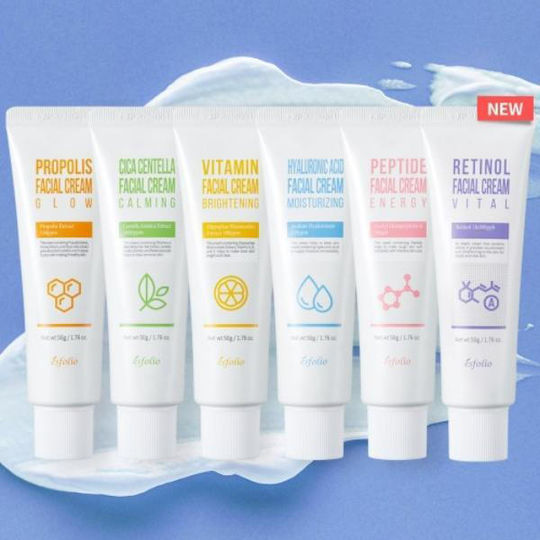 Esfolio Ενυδατική Κρέμα Προσώπου με Πεπτίδια 50ml