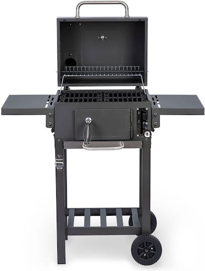 Berdsen Stainless steel Charcoal Grill with Lid and Thermometer