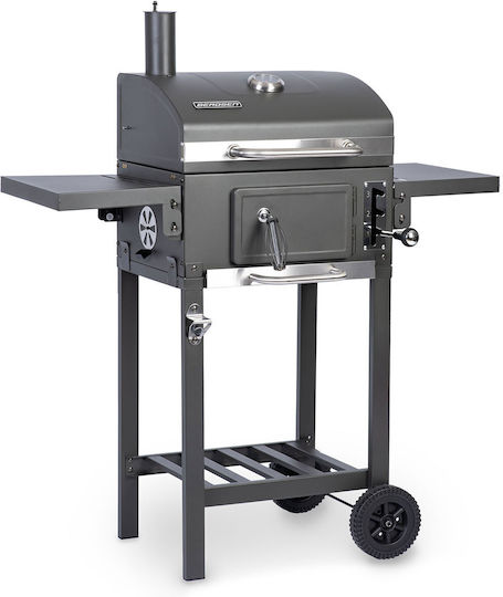 Berdsen Stainless steel Charcoal Grill with Lid and Thermometer