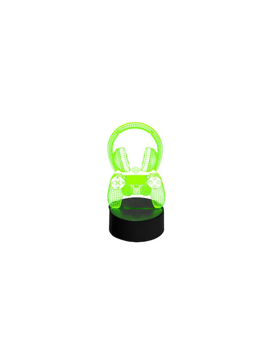 Mecharite Dekorative Lampe 3D-Illusion Mehrfarbig