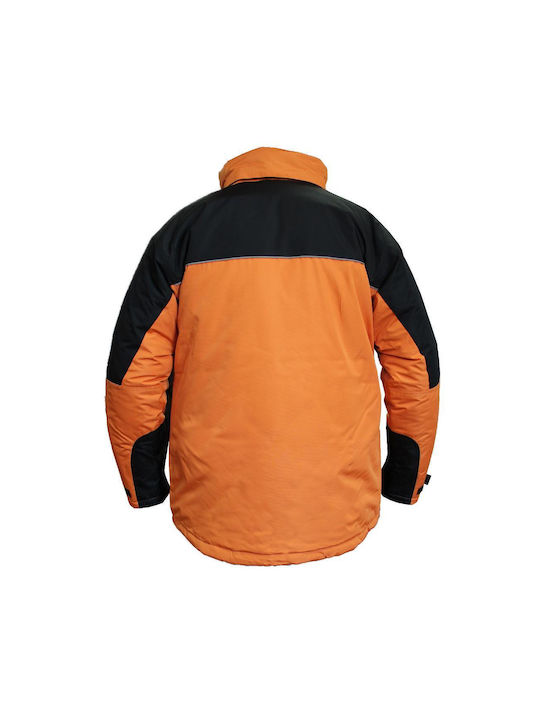Il Mondo Work Jacket Reflective Cold with Hood Orange