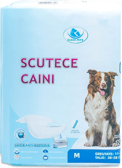 Clean Pets Schimb de scutece pentru câini 12buc