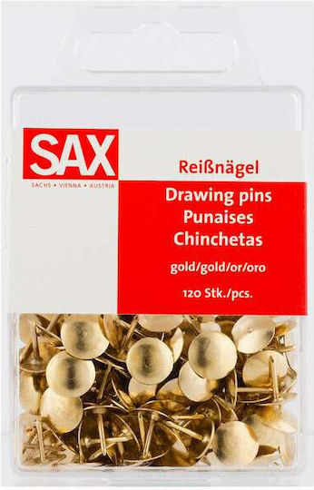 Sax Set of 80 Pushpins 10mm 813-01