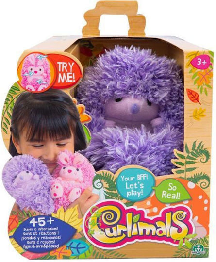 Giochi Preziosi Plush Curlimals Higgle Hedgehog higgle Hedgehog - Purple for 3+ Years