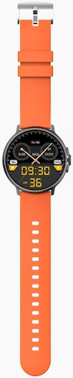 Vivax Life PRO2 Aluminium Smartwatch με Παλμογράφο (Πορτοκαλί)