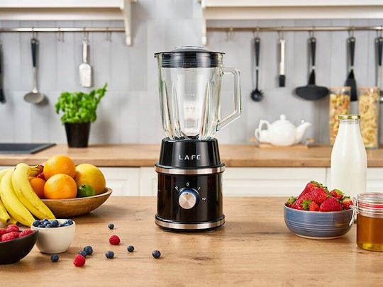 Lafe Blender with Stainless Steel Jug 1.5 lt 1300W Black 1633677