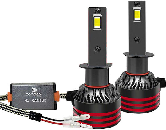 Conpex Lamps Car H1 Canbus LED 6000K Cold White 12V 55W 2pcs