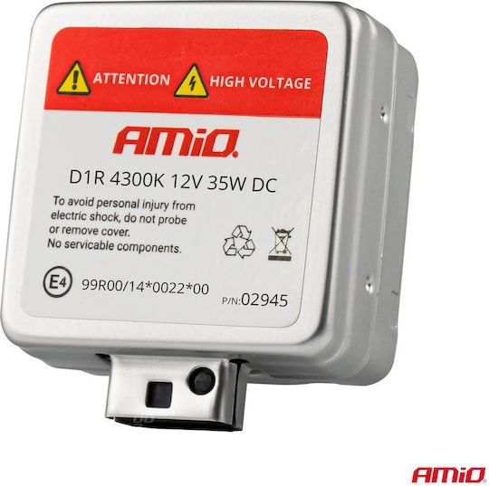 AMiO Λάμπα Αυτοκινήτου Basic D1R Xenon 4300K Φυσικό Λευκό 12V 35W