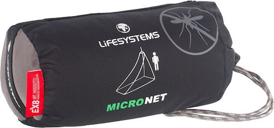 Lifesystems Superlight MicroNet Mosquito Net Single Camping Mosquitos Nest White 200x135x85cm