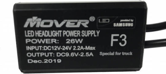 Mover Samsung Λάμπες Φορτηγού H7 LED 6500K Ψυχρό Λευκό 24V 26W 2τμχ