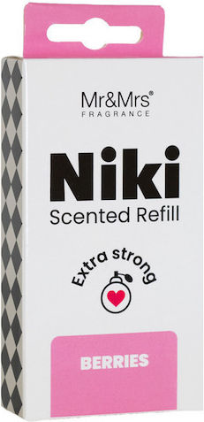 Mr & Mrs Fragrance Ανταλλακτικό Αρωματικό Αυτοκινήτου Niki Berries